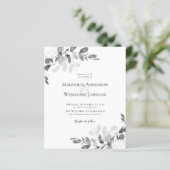 Budget Eucalyptus Monochrome Weddenschap (Staand voorkant)