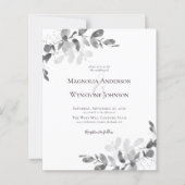 Budget Eucalyptus Monochrome Weddenschap (Voorkant)