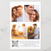 Budget Eucalyptus Monogram QR Weddenschap (Achterkant)