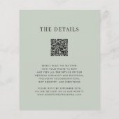 Budget Eucalyptus Monogram Weddenschap (Achterkant)