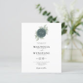 BUDGET Eucalyptus Monogram Weddenschap (Staand voorkant)