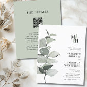 Budget Eucalyptus Monogram Weddenschap