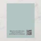 Budget Eucalyptus QR Code Weddenschap (Achterkant)
