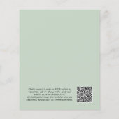 Budget Eucalyptus QR Code Weddenschap (Achterkant)