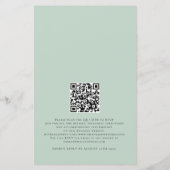 BUDGET Eucalyptus QR Code Weddenschap (Achterkant)