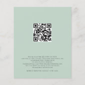 BUDGET Eucalyptus QR Code Weddenschap (Achterkant)