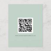 Budget Eucalyptus QR Code Weddenschap Detail Enclo (Achterkant)