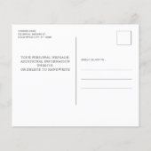 Budget Eucalyptus Rustic Photo Save the Date (Achterkant)