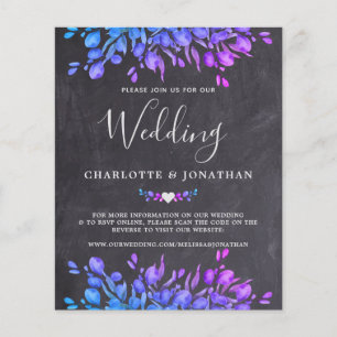 Budget Eucalyptus Rustic Slate QR Code Weddenschap