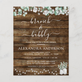 Budget Eucalyptus Rustieke Houten Brunch & Bubbels