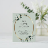 Budget Eucalyptus Sage - Aankondiging nieuw adres (Staand voorkant)