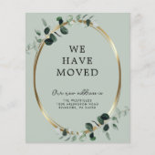 Budget Eucalyptus Sage - Aankondiging nieuw adres (Voorkant)