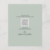 Budget Eucalyptus Sage Foto Weddenschap Opslaan Da (Achterkant)