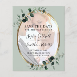 Budget Eucalyptus Sage Foto Weddenschap Opslaan Da