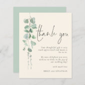 Budget Eucalyptus Sage Ivory Hartelijk dank (Voorkant / Achterkant)