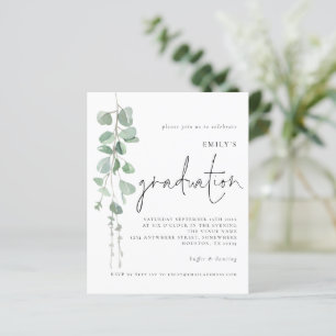 Budget Eucalyptus Script 2024 Afstuderen Invite