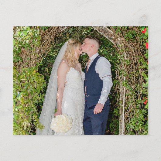 Budget Eucalyptus Script Foto QR Code Hartelijk da (Achterkant)