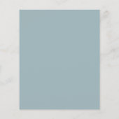 Budget Eucalyptus Stofblauw Watercolor Trouw (Achterkant)