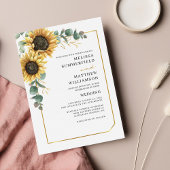 Budget Eucalyptus Sunflower Wedding All-in-One