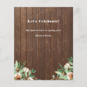 BUDGET Eucalyptus Vaderdag BBQ Party nodigt uit (Achterkant)