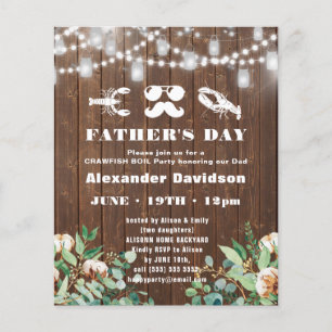 BUDGET Eucalyptus Vaderdag Party Uitnodiging