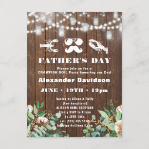 BUDGET Eucalyptus Vaderdag Party Uitnodiging