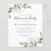 BUDGET Eucalyptus verliest Pensioenpartij Uitnodig (Voorkant)