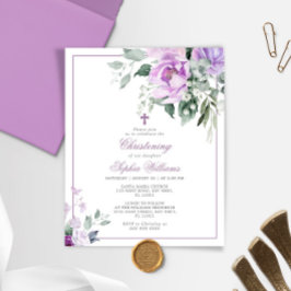 Budget Eucalyptus Violet Uitnodiging