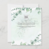 BUDGET Eucalyptus VRIJGEZELLENFEEST Greenery Gold  (Achterkant)