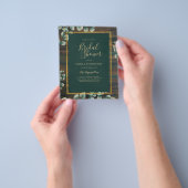 BUDGET Eucalyptus VRIJGEZELLENFEEST Greenery Gold Flyer (Hand)