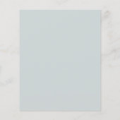 Budget Eucalyptus Watercolor Trouw Uitnodiging (Achterkant)