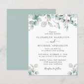 Budget Eucalyptus Waterverf Weddenschap (Voorkant / Achterkant)