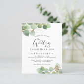 Budget Eucalyptus Waterverf Weddenschap (Staand voorkant)