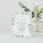 Budget Eucalyptus Waterverf Weddenschap (Staand voorkant)