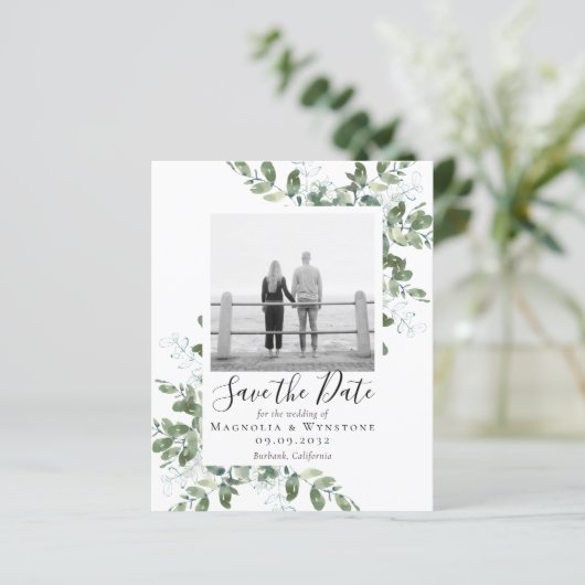 BUDGET Eucalyptus Waterverf Weddenschap sparen de  (Staand voorkant)