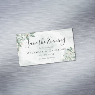 BUDGET Eucalyptus Waterverf Weddenschap sparen de  Magnetisch Visitekaartje