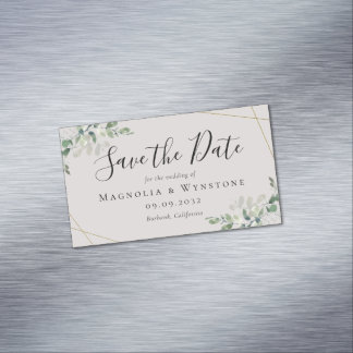 BUDGET Eucalyptus Waterverf Weddenschap sparen de  Magnetisch Visitekaartje