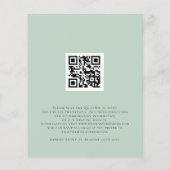 Budget Eucalyptus We Do QR Code Wedding Invitation (Achterkant)