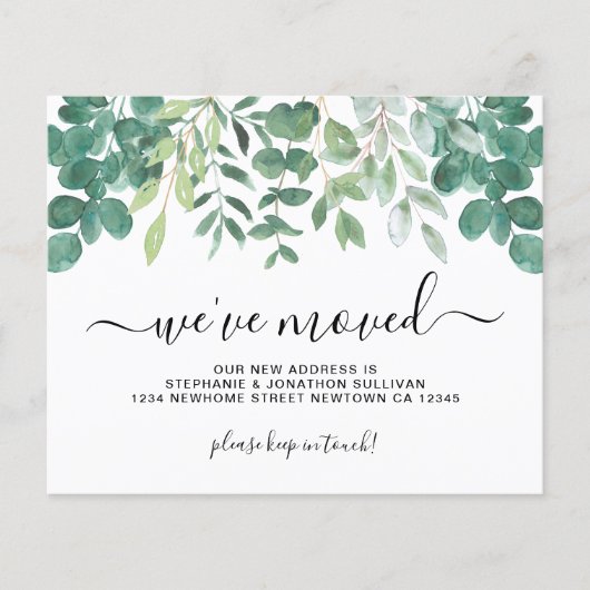 Budget Eucalyptus We hebben Beweging Aankondiging  (Voorkant)