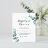 Budget Eucalyptus Weddenschap (Staand voorkant)