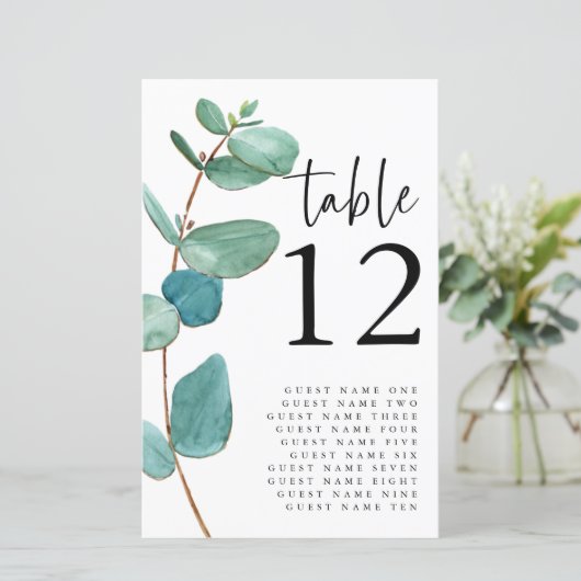 Budget Eucalyptus Weddenschap (Staand voorkant)