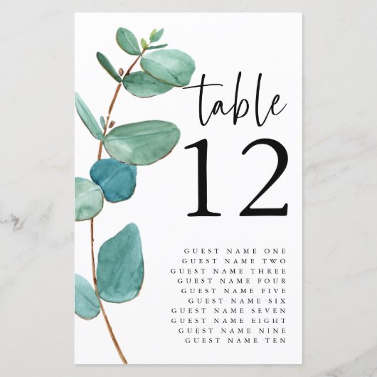 Budget Eucalyptus Weddenschap (Achterkant)