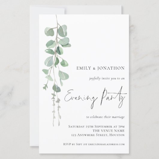 Budget Eucalyptus Weddenschap Avond (Voorkant)