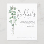 Budget Eucalyptus Weddenschap Detail Enclosure (Voorkant)