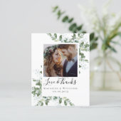 BUDGET Eucalyptus Weddenschap - Hartelijk dank (Staand voorkant)