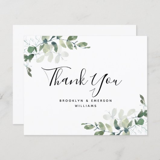 BUDGET Eucalyptus Weddenschap - Hartelijk dank (Voorkant / Achterkant)