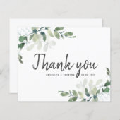 BUDGET Eucalyptus Weddenschap - Hartelijk dank (Voorkant / Achterkant)