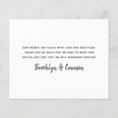 BUDGET Eucalyptus Weddenschap - Hartelijk dank (Achterkant)