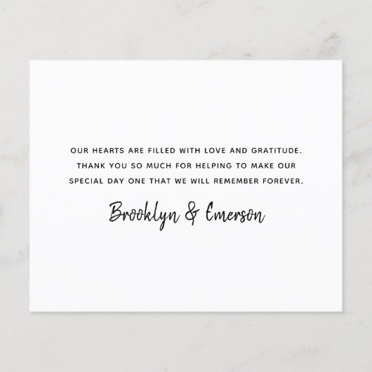 BUDGET Eucalyptus Weddenschap - Hartelijk dank (Achterkant)