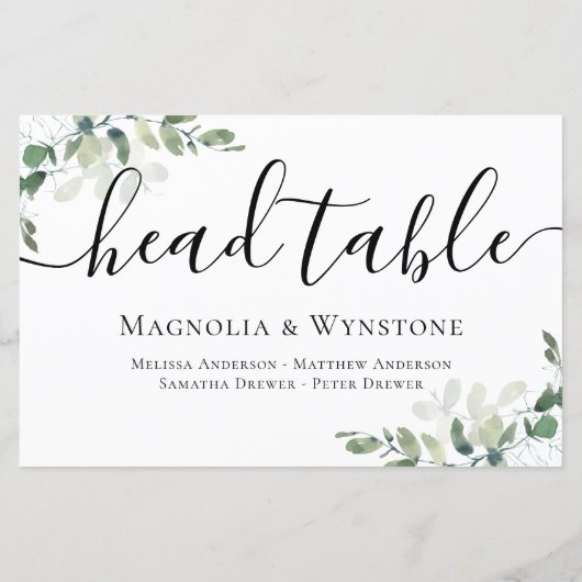 BUDGET Eucalyptus Weddenschap hoofd (Achterkant)